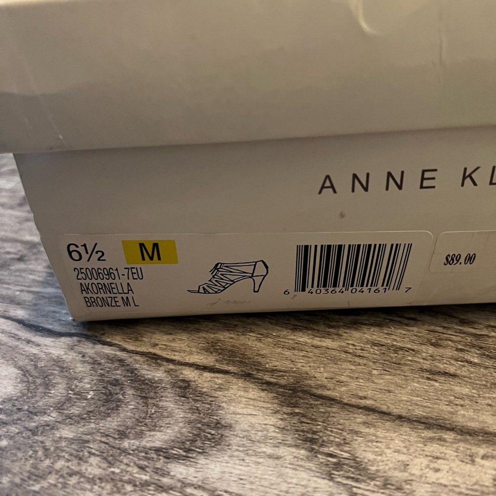 Anne Klein Snakeskin Strappy Heels - Picture 5 of 5